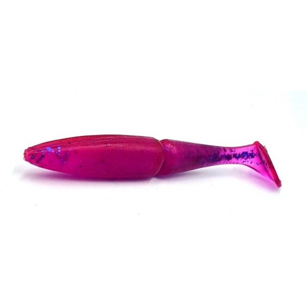 Приманка силиконовая на хищную рыбу, Taipan Grabber, 3,0 дюйма, 8шт/уп, цвет №02 Mistik pink